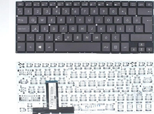 Asus Zenbook Ux31, Ux31A Siyah Klavye K-As58