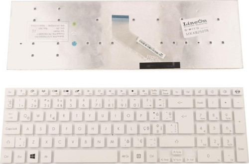 Packard Bell Ts44-Sb-551Tk, Tsx62, Tsx62Hr Klavye Beyaz K-Pb02