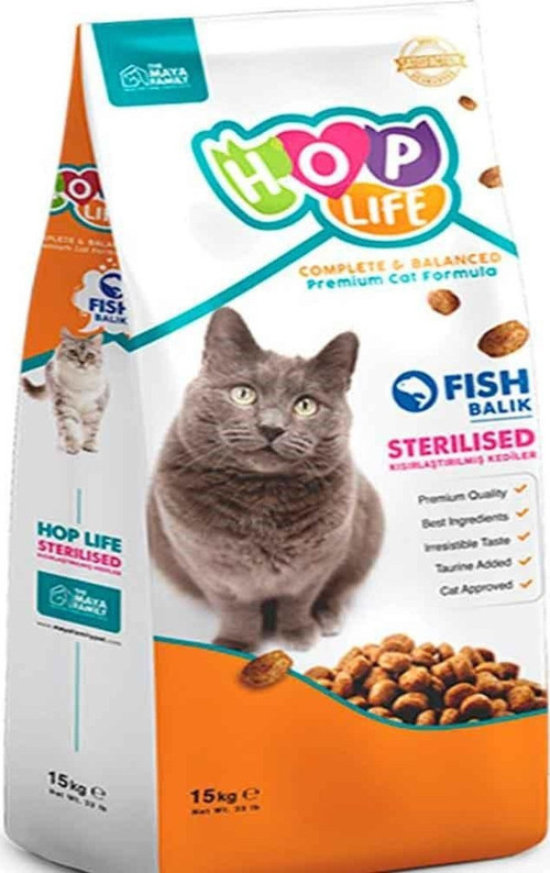Balıklı Kısırlaştırılmış Kedi Maması 15 Kg