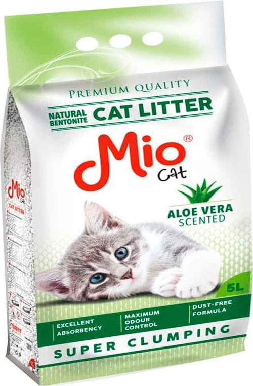 Kedi Kumu İnce Taneli Topaklaşan Aloe Vera Kokulu 5 Lt