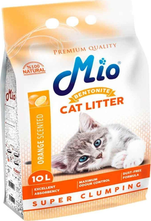 Kedi Kumu Portakal Kokulu Topaklaşan İnce 10 Lt