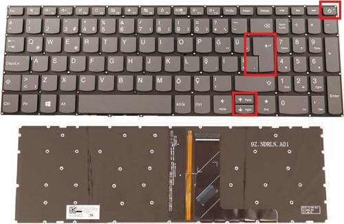 Lenovo 81Dc00Lstx Işıklı Klavye K-L70V2