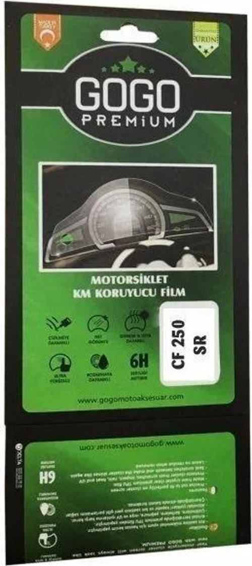 Kilomerte Saat Koruyucu Film Düğmesiz Cf Moto 250 Sr 2023