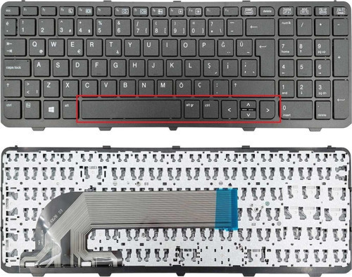 Hp 450 G0 Çerçeveli Klavye K-H30