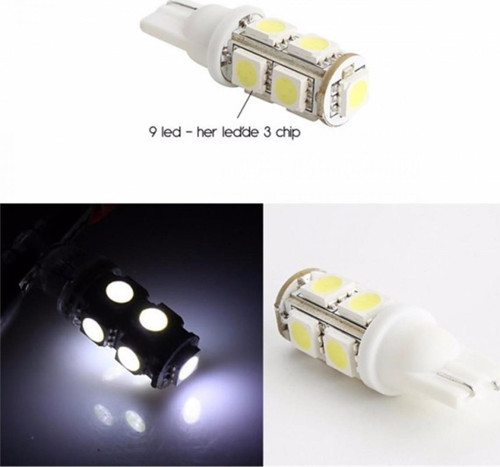 Park Ampulü Dipsiz Çakarlı Led T 12w10ah 9 Led 1 Adet