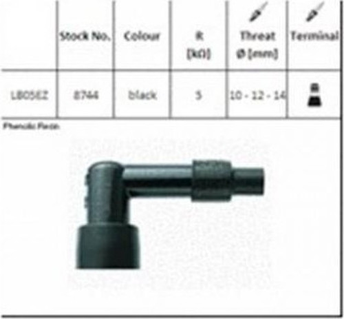 Buji Başlığı Lb05ez 90 Derece 5ohm 14mm İki Zamanlı Ve Sabit Başlıklı Bujiler İçin