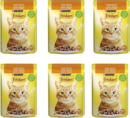 Friskies Tavuklu Soslu Yaş Kedi Maması 85 G X 6 Adet