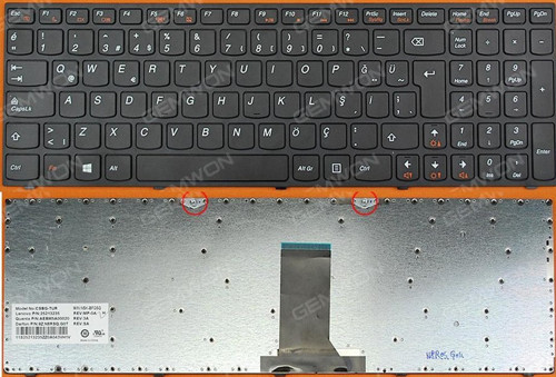 Lenovo Aebm5U00020, Mp-13C96Tq-686 Çerçeveli Klavye K-L17