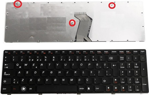 Lenovo Aelz3A00260, Aelz3A01010 Siyah Klavye K-L08