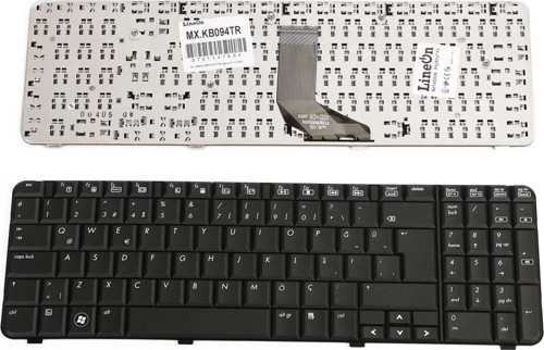 Hp Compaq Presario Cq61-320Et Klavye Siyah Tr K-H55