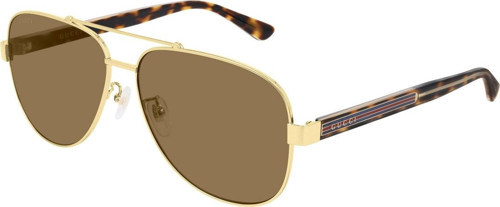 GG0528/S 003 Damla Unisex Güneş Gözlüğü Gold