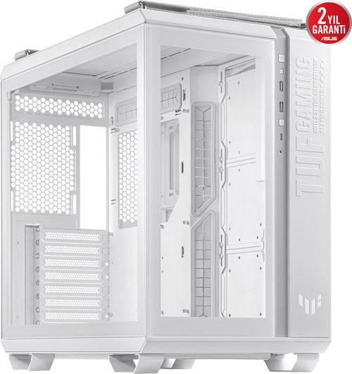 TUF Gaming GT502 Fansız Beyaz ATX Oyuncu Kasası