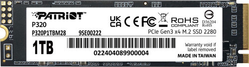 P320 1TB 3000/2200MB/s NVMe M.2 SSD Disk (P320P1TBM28)