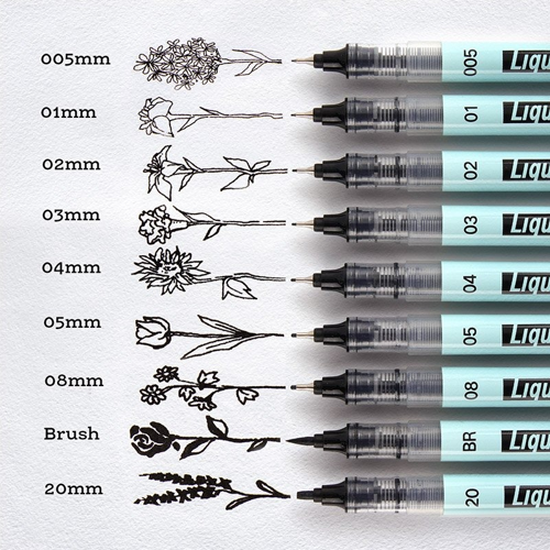 WRITECH W-704 LIQUID FINELINER 0,4MM KALEM - 12'Lİ KUTU