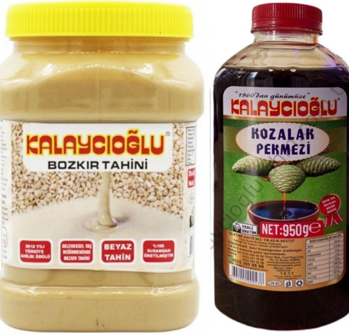 Bozkır Tahin Merkezi Beyaz Tahin 935 Gr - Kozalak Pekmezi 950Gr