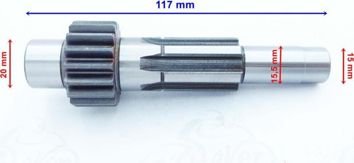 Atv Kuba-Lx200 Şanzıman Mili 17T 117 - 15,60 Mm Setli (2020 - ....) Öm