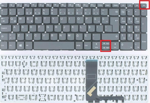 Lenovo V15, V15-Iwl Serisi Klavye Füme K-L75