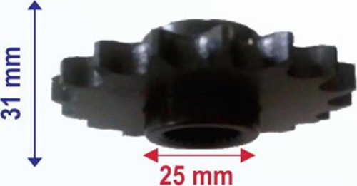 Atv Kanuni Ön Dişli 530-17T İç 25Xuzunluk 31Xm Öm