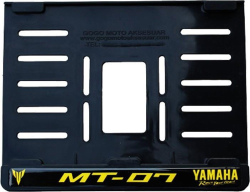 Mt-07 Uyumlu 3 Plastik (15X24 Cm) Kırılmaz Plakalık