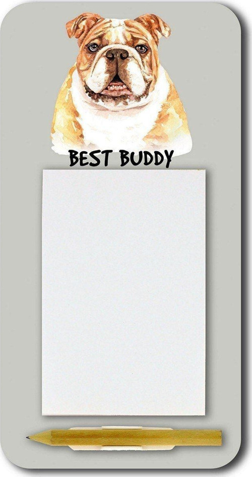 Bull Do Best Friend Magnetli Kalemli Notluk Buzdolabı Magneti