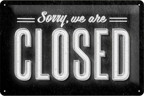 Art Closed Kabartmalı Metal Duvar Panosu 22219