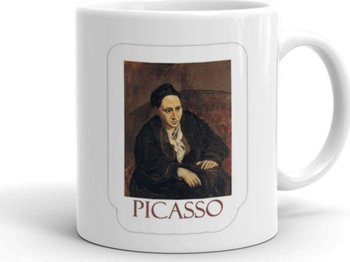Portrait Of Gertrude Stein By Picasso Beyaz Seramik Kupa