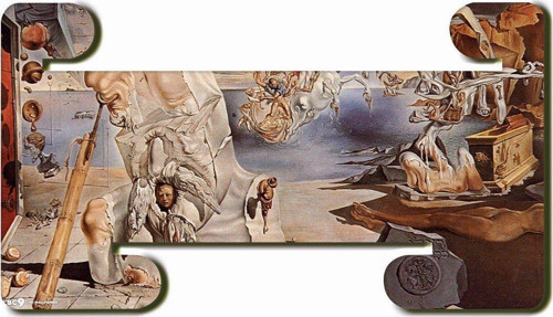 Salvador Dali The Apotheosis Of Homer Mdf Yatay Ve Dikey Baskılı Tablet Tutucu Stand