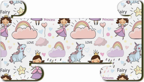 Peri Kızı Ve Unicorn Mdf Yatay Ve Dikey Baskılı Tablet Tutucu Stand