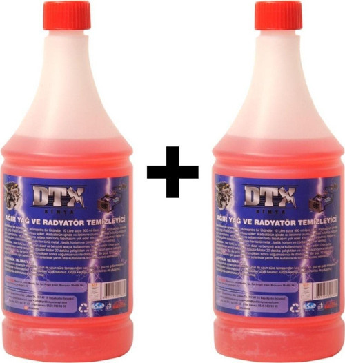 2 Adet Ağır Yağ Sökücü Ve Radyatör Temizleme Ilacı 1 Litre