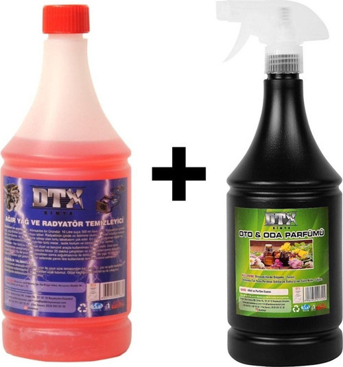 Ağır Yağ Ve Radyatör Temizleme Ilacı 1 Lt & Oto Ve Oda Kokusu 500 Ml