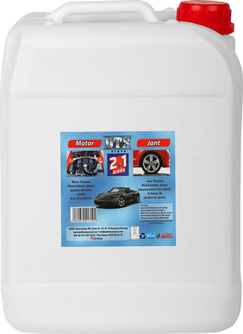 Motor Jant Temizleme Ilacı ( Konsantre 1/5 ) Yağ Sökücü 5 Lt