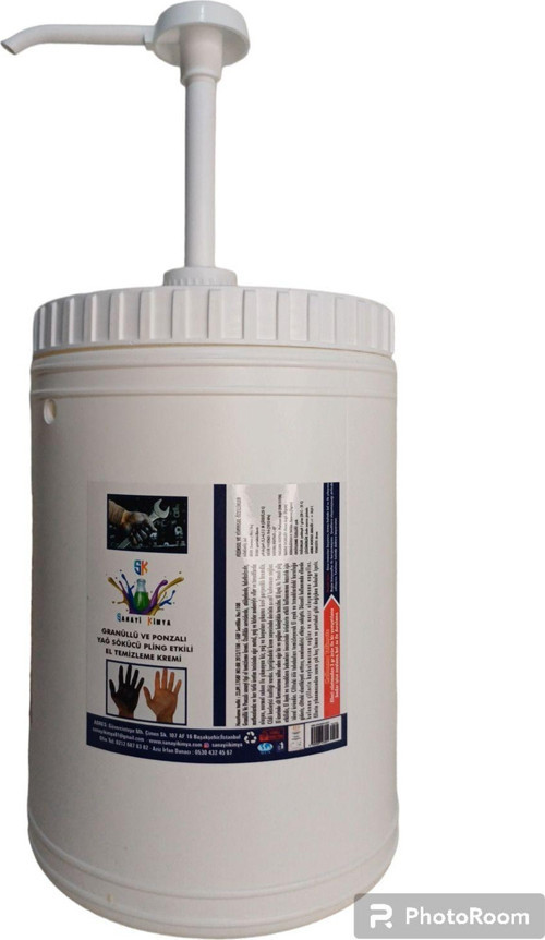 Sanayi Tipi Yağ Sök. Granürlü El Temizleme Sabunu ( Kremi ) 4Kg
