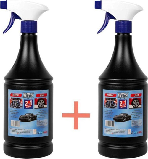 Motor Ve Jant Temizleme Sıvısı 2’Si 1 Arada Yağ Sök. Etkili 1 Lt & Motor Ve Jant Ilacı 1 Lt