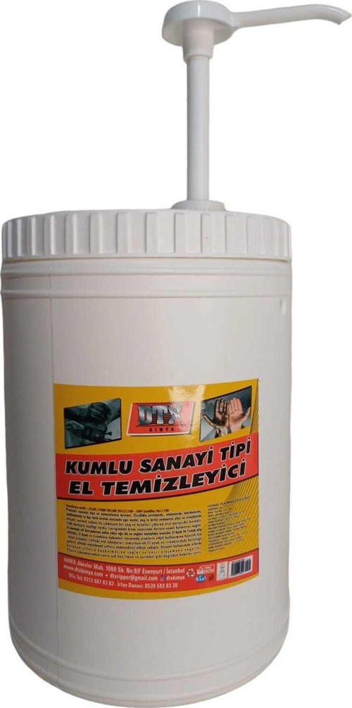Dtx Endüstriyel Kumlu Ponzalı Sert El Temizleme Sabunu 3 Kg