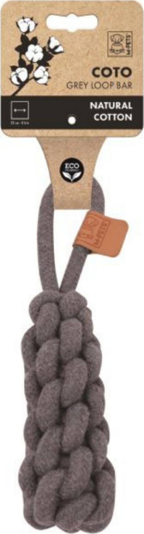 Coto Grey Loop Bar Örgü Köpekler İçin Oyuncak 22.00 Cm