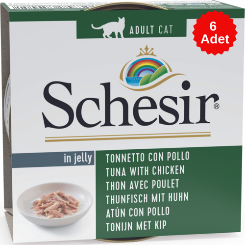 Cat Jelly Ton Balıklı ve Tavuk Filetolu Kedi Konservesi 85 Gr 6 Adet