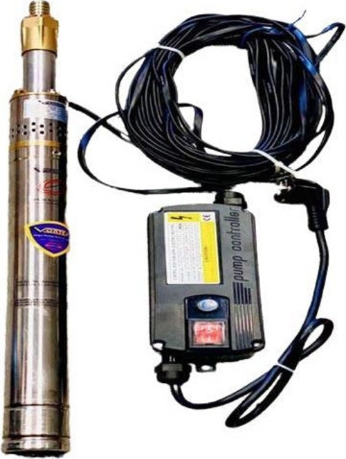 2" Boruya Girebilen Dalgıç Pompa - 50 mm Çapında 15 Mt. Kablolu - Panolu (53 Mss - 1,2 M³/h)