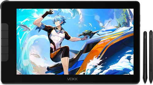 VK1600 16384 Levels 5080 LPI 15.6" FHD IPS Grafik Tablet + 2 Adet Kalem