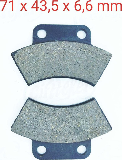 Park Fren Disk Balatası Fa232 Atv Cf Moto 500-625 Polaris Quadzılla Jordan