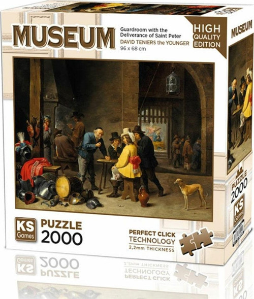 Puzzle 2000 Parça Guardroom with the Deliverance of Saint Peter 22518