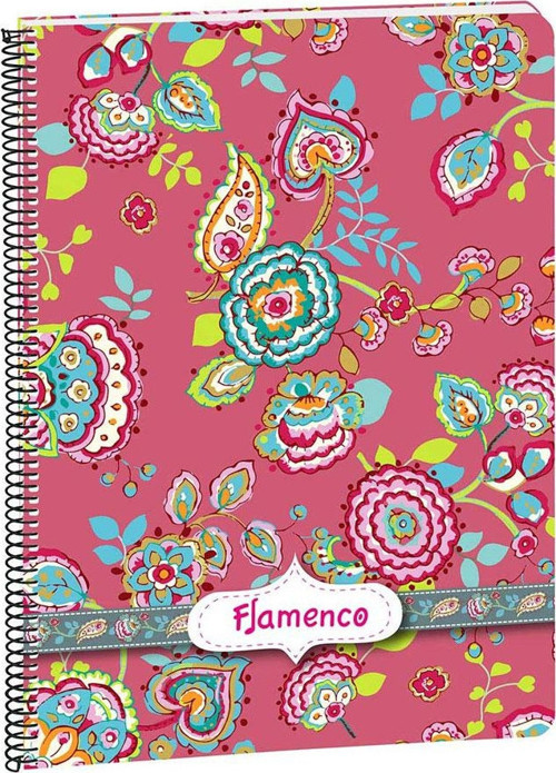 Flamenco Kareli A4 Spiralli Defter 80 Yaprak 5105205350