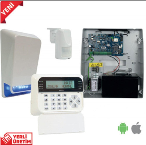 Pars Tsp-5324Lcda, Gsm/Gprs Alarm Seti. 1Xtsp5324 4+4 Zon Panel, 1Xtsk-5710 Lcd Keypad, 1Xtss