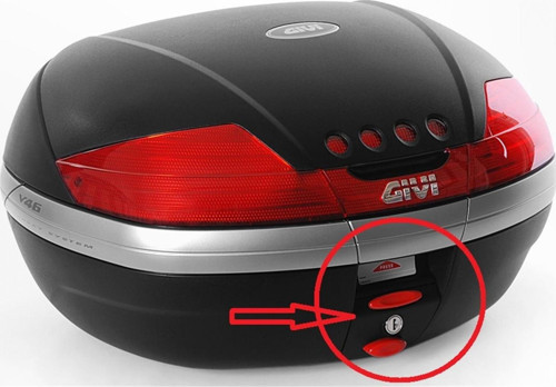 Gıvı Z641nm2 Çanta Kilit Mekanizması Kırmızı Anahtarlı V46-v35