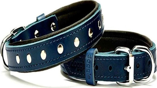 Comfort Deri Köpek Boyun Tasması SBT-2010 S Mavi