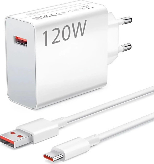 Turbo Hızlı Şarj Xiaomi Redmi Samsung Uyumlu 120W Turbo Hızlı Şarj Cihazı 120Watt Kadran Göstergeli