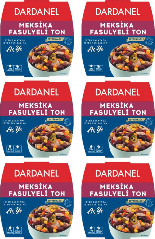 Aç Ye Meksika Fasulyeli Ton Balığı 6 X 160 G