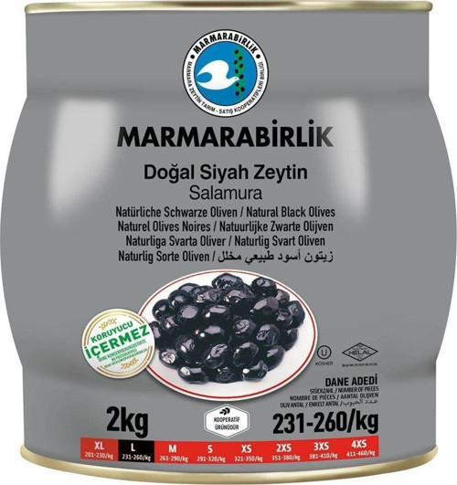2 Kg Gri Zeytin *3