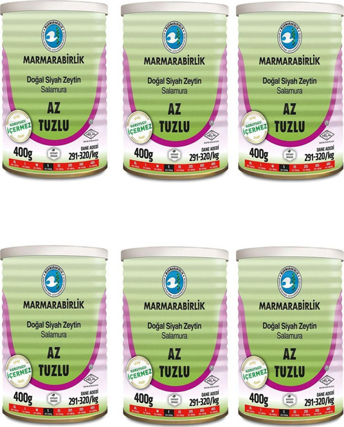 Az Tuzlu Siyah Zeytin S 400Gr