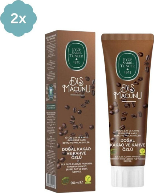 Kakao Ve Kahve Özlü Diş Macunu 90 Ml X 2 Adet
