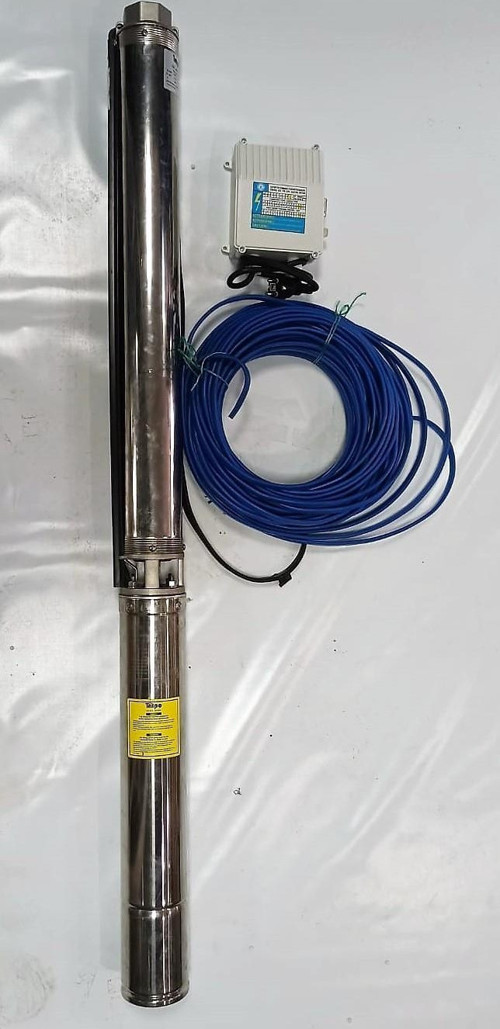 Impo Sk 404/18 Krom Başlıklı Derin Kuyu 2 Hp Monofaze Motorlu 30 mt Kablolu Panolu Dalgıç Pompa